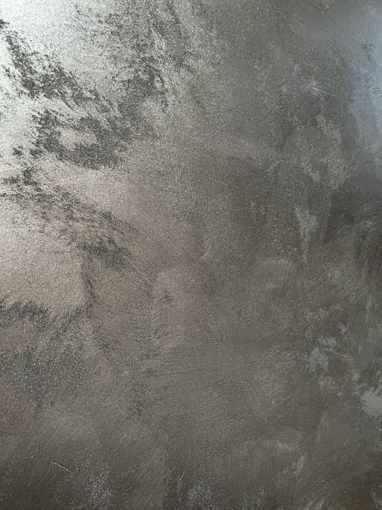 Muster einer mit Spachteltechnik bearbeiteten Wand